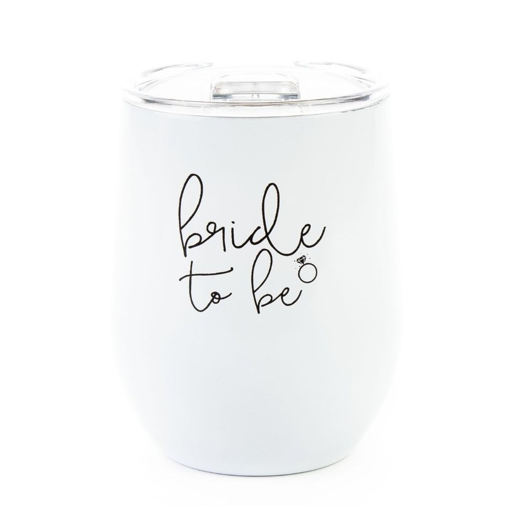 Papyrus Bride to Be Wine Tumbler Engagement Ring Insulated Wedding Bridal Party